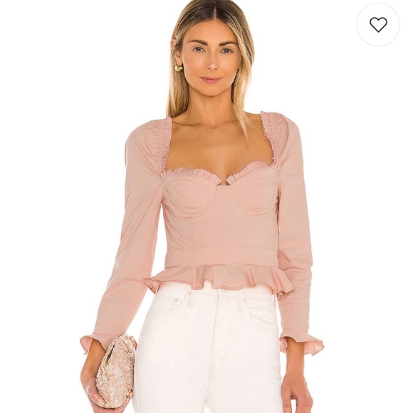 MAJORELLE Tops - Marjorelle Corie Top in Baby Blush